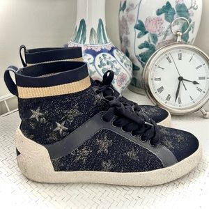 Ash Ninja Star-Sock Lace-Up Sneakers